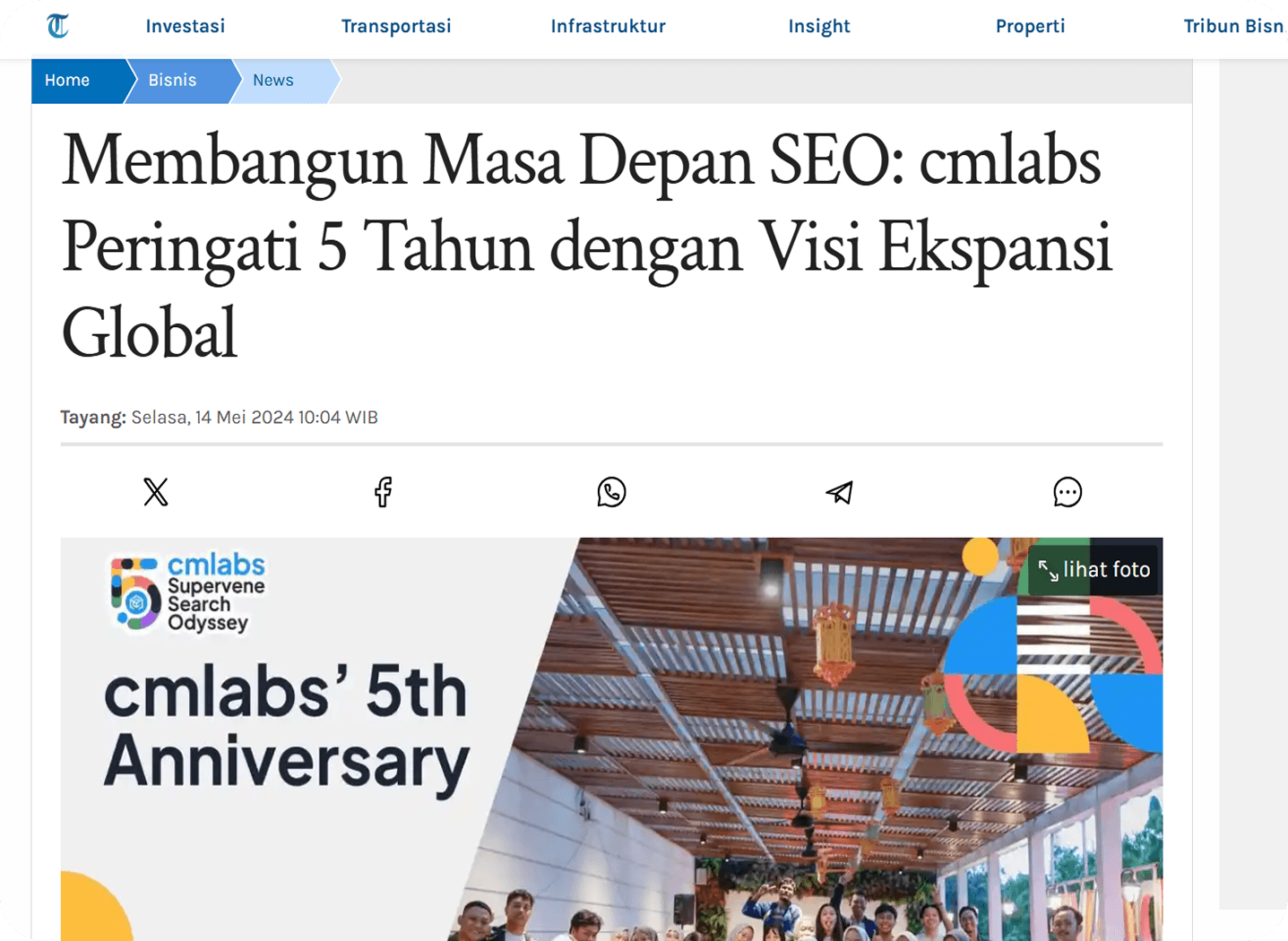 Membangun Masa Depan SEO: cmlabs Peringati 5 Tahun dengan Visi Ekspansi Global