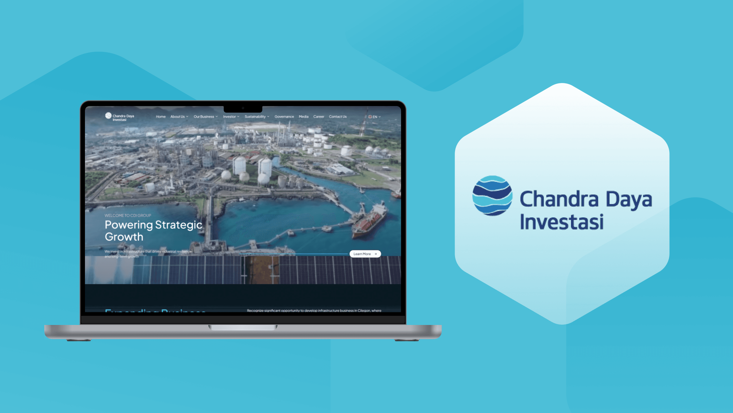 Chandra Daya Investasi website preview