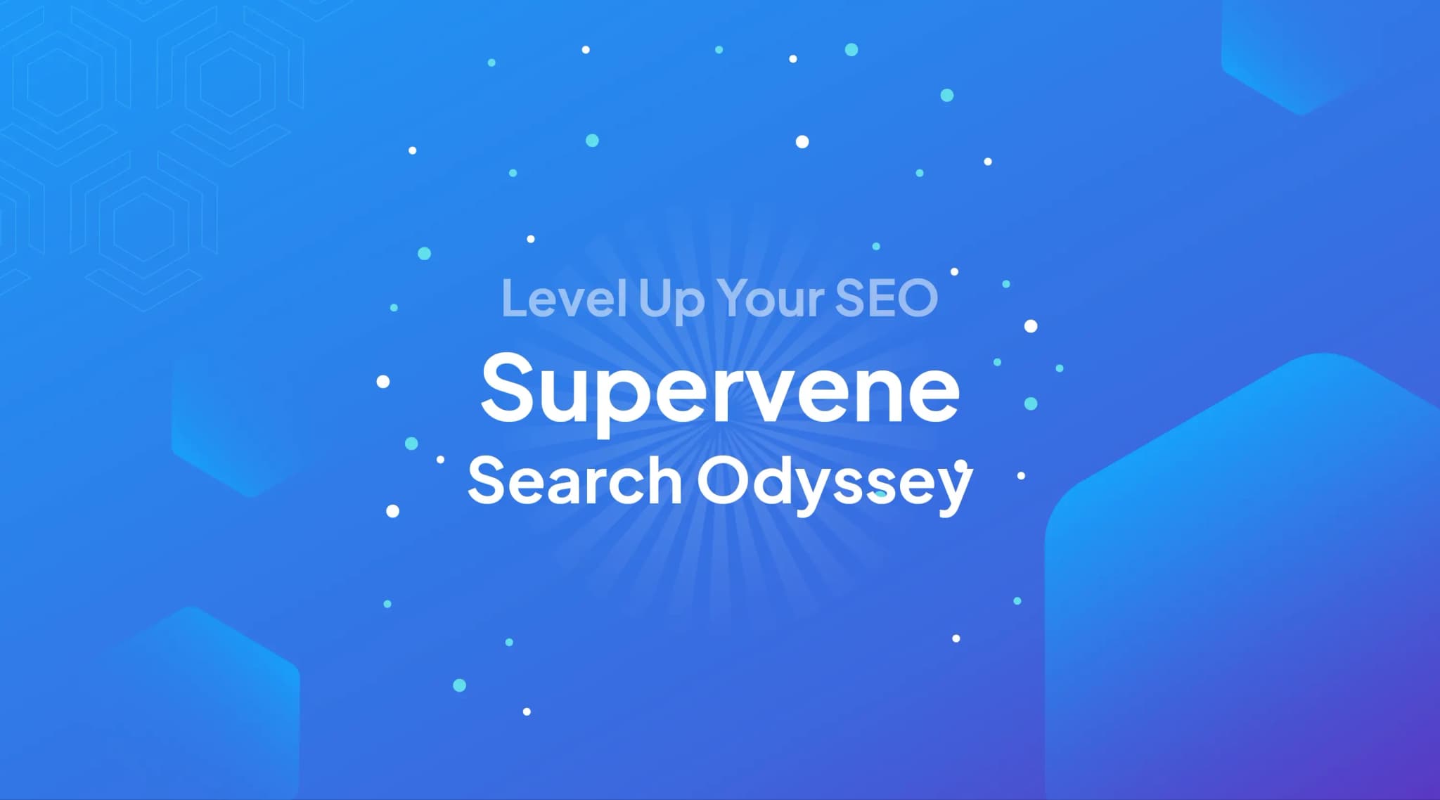 Embark on an SEO Odyssey! Unveiling "Supervene Search Odyssey" Image Cover