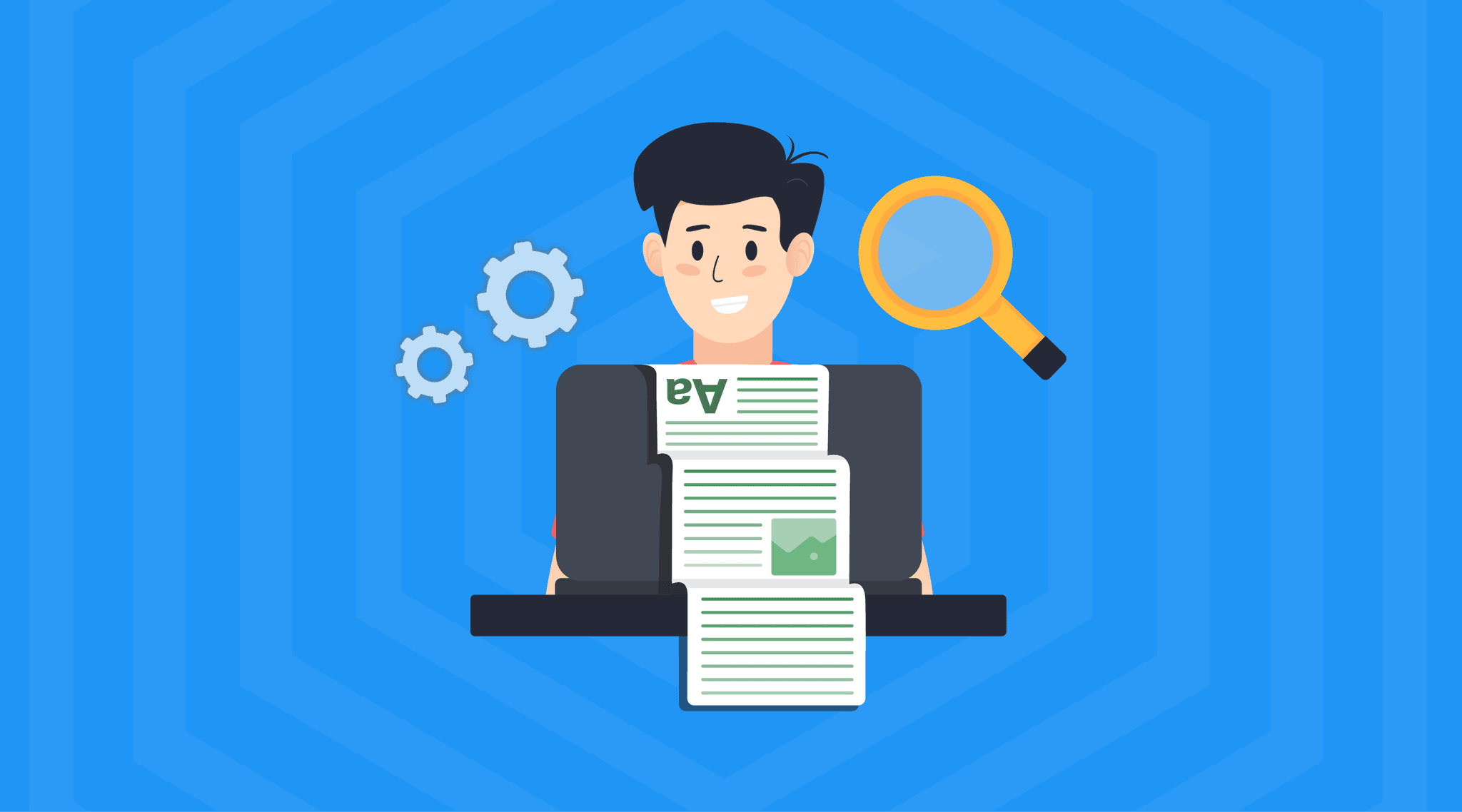SEO Writer Adalah: Definisi, Tugas, Skill dan Jenjang Karier Image Cover