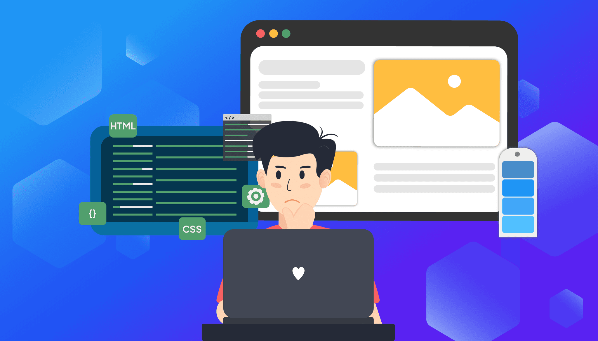 How to Create a Website with HTML and CSS For Beginners Image Cover