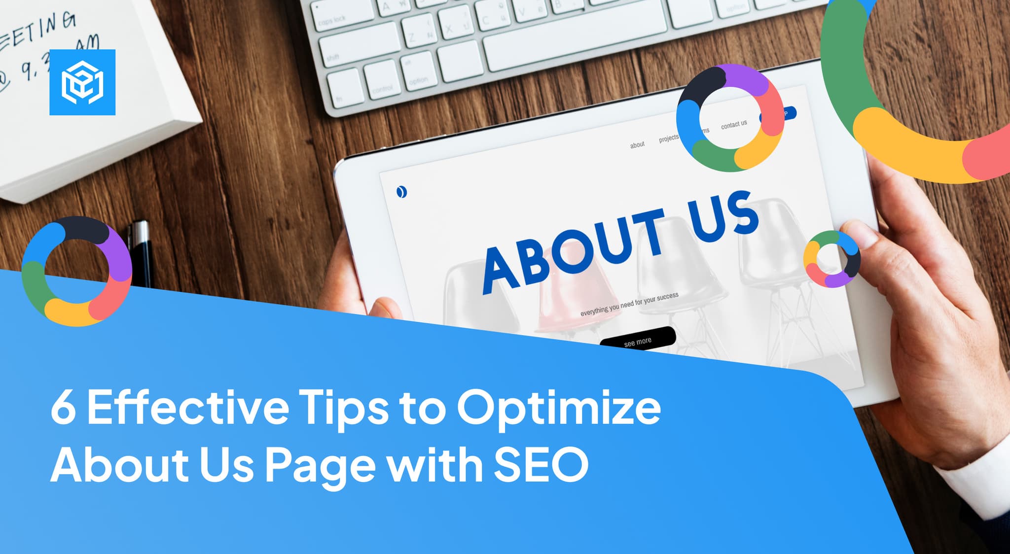 6 Effective Tips to Optimize About Us Page with SEO Image Cover
